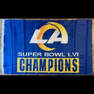 3 x 5 ft flag Los Angeles Rams Super Bowl LVI 56 Champions